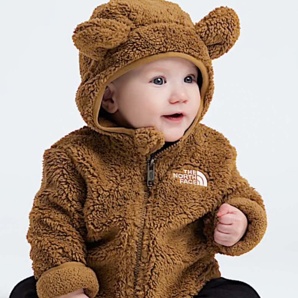 The North Face Baby Campshire Full Zip Hoodie in Brown